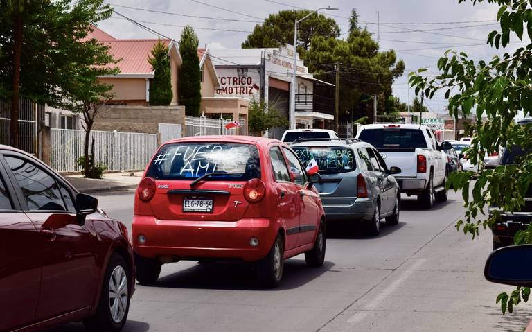 Realizan la tercera caravana anti AMLO en Cuauht moc FRENAAA El